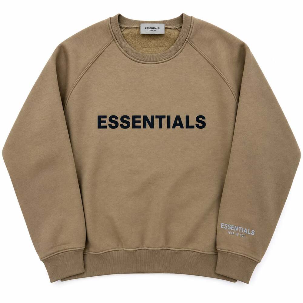 Fear of God Essentials Crewneck Sweatshirt Desert Taupe  Size M NWOT